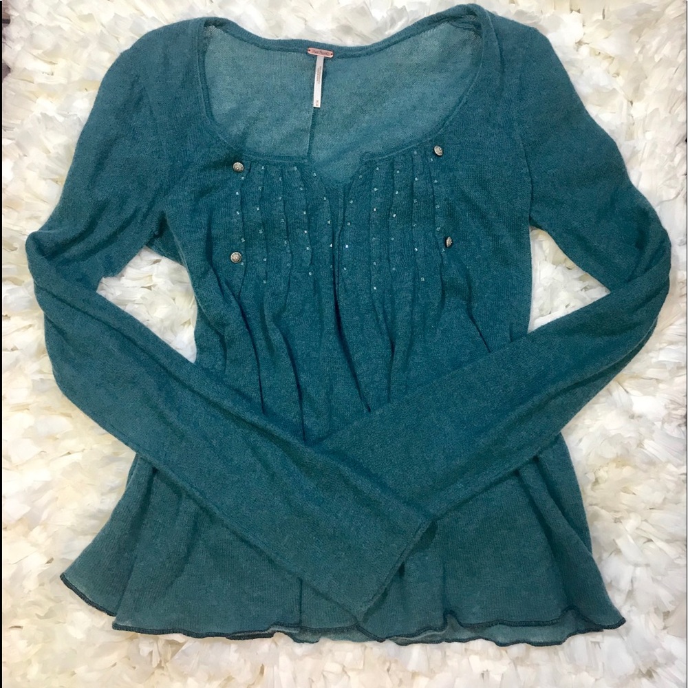 FREE PEOPLE pretty lightweight pullover sweater